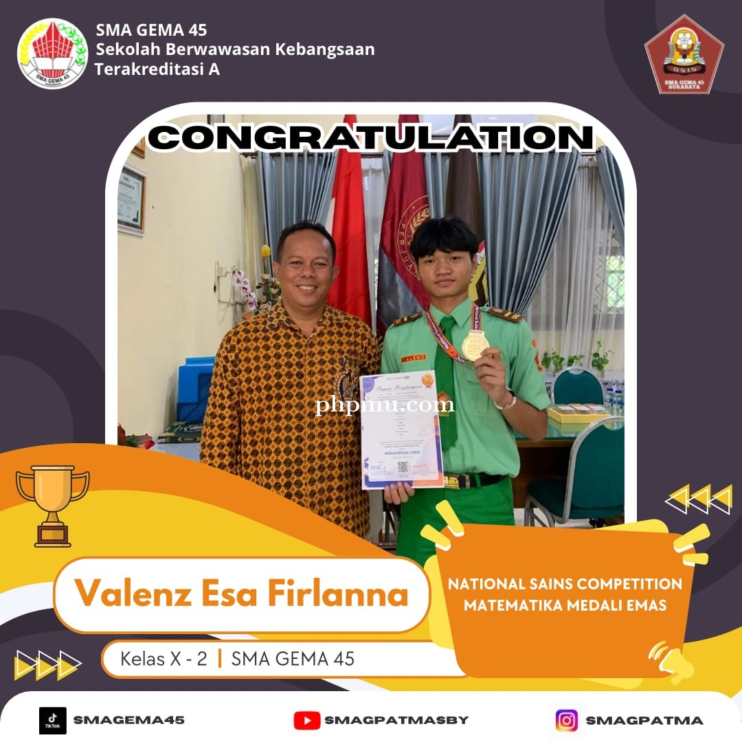 PEMENANG SAINS COMPETITION CAB. MATEMATIKA